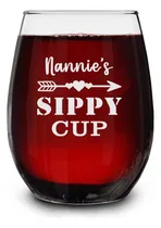 Comprar Greenstar Gifts Nannies Sippy Cup Copa De Vino Grabada Copa