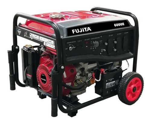 Generador A Gasolina De 6.000 Watts 120v / 240v / 12v Fujita