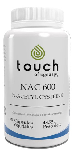 Touch Of Synergy - Nac Acetyl Cisteína 600 Mg 75 Caps