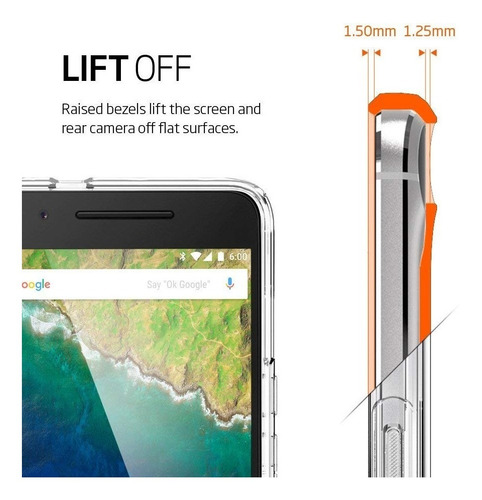 Funda Nexus 6p Ringke Fusion Rigido 100% Original Tpu