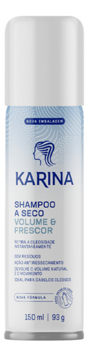 Karina Shampoo A Seco Volume & Frescor 150ml