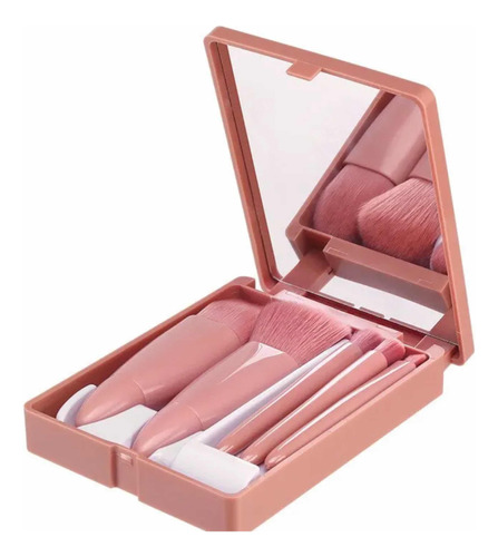 Ser Brochas De Maquillaje Para Viaje Rosadas