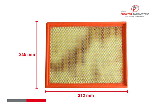 Filtro Aire Motor Para Gm Silverado 1500 V8 5.3 2003 2004