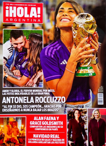 Revista Hola Argentina N° 632 Argentina Campeon (21-12-22) | MercadoLibre