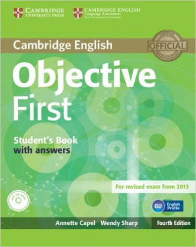 Objective First - Student's Book With Answers With Cd-rom -