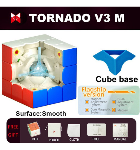 Maglev Maglev Qiyi Xman Tornado V3 Pioneer Uv 3x3x3