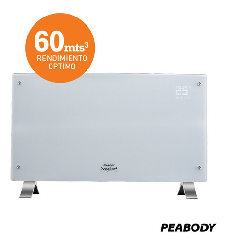 Imagen 4 de 7 de Calefactor eléctrico Peabody PE-VQD20 blanco 220V