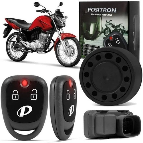Imagem 1 de 3 de Alarme Para Motos Pósitron Duoblock Pro 350 G8 Universal