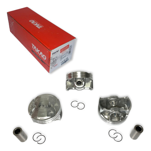 Jg Pistão Do Motor 050 Ford Ká 1.5 12v Dragon 3 Cil Pfo15a