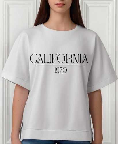 Playera Blusa Casual Oversize Algodón Peinado Hombre Mujer