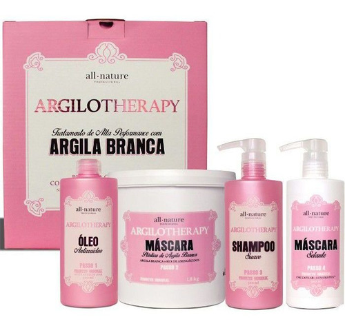 Kit Argilotherapy All Nature - Argiloterapia Reconstrução 