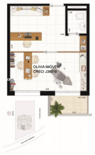Imagem 10 de 19 de Sala Comercial De 37mts Com Uma Vaga De Garagem Na Lapa Em São Paulo - Sala37mlap - 70277157