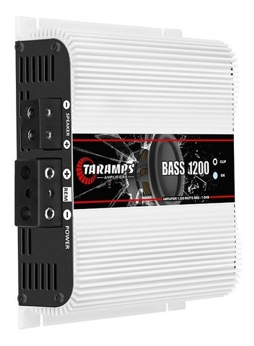 Módulo amplificador automotriz Taramps Bass 1200 de 1 ohmio y 1200 W