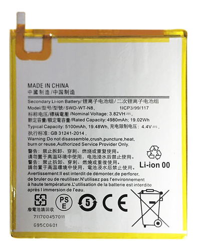 Bateria Pila Samsung Galaxy Tab A 8.0 T295 T290 Swd-wt-n8 