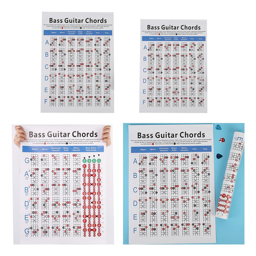 Tabla De Práctica De Cuerdas Para Bajo