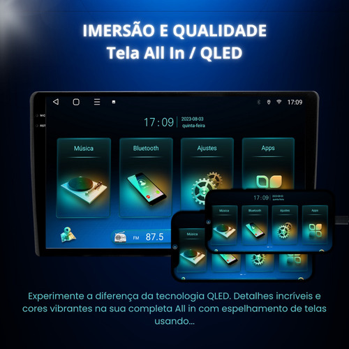 Multimídia Adak Iplay8s-9464 Logan 2013-22 Sandero 2015-19
