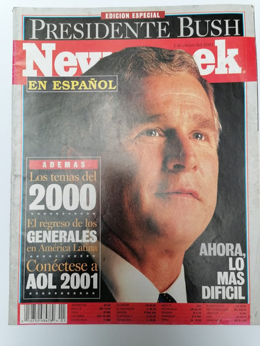 Revista Newsweek  Enero Año 2021 Presidente Bush