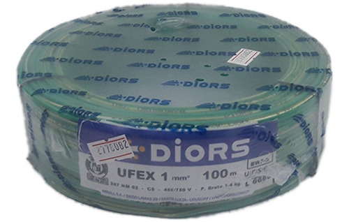 Cable Unipolar 1mm Diors X 100mts G P