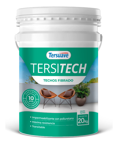 Tersitech Fibrado Membrana En Pasta Tersuave 20 K Dimensión