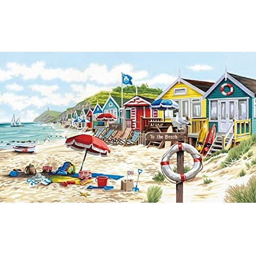 73-91794 Beach Nature Paint By Number Kit Adultos Y Niã...