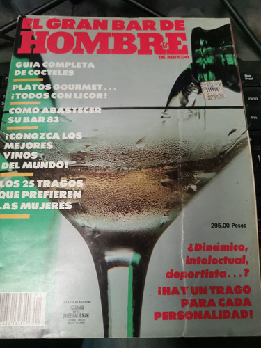 Revista El Gran Bar De La Revista Hombre De Mundo 1982