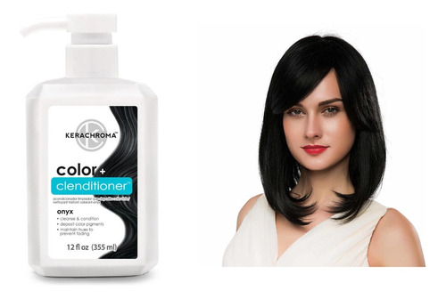 Depositador De Color En Cabello Keracolor® Tono Onix (negro)