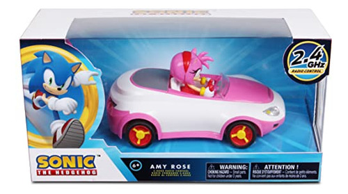 Sonic Team Racing Rc: Amy Rose - Nkok (683), Escala 1:28 2.4 Ghz, Diseño Compacto De 6.5 Pulgadas, Licencia Sega Hedgehog, Funciona Con Pilas, A Partir De 6 Años