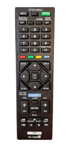Control Remoto Para Tv Sony Smart Yd-093 + Forro + Pilas