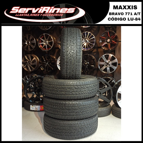 Juego Llantas 255/65r17 Maxxis Bravo 771 A/t Cod. Lu-84