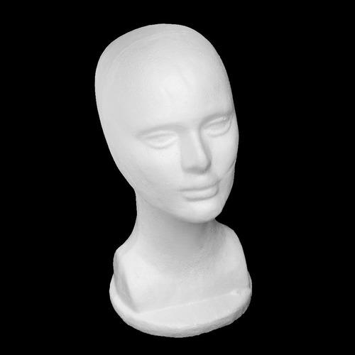 Imagem 5 de 7 de Esferovite Masculino Peruca Cabeça Manequim Manequim Cabelo