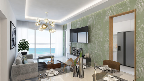 Apartamento Para Vivir O Invertir Con Espectacular Vista Al Mar En Zona Universitaria