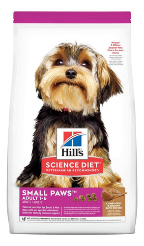 Hill´s Science Diet Small Paws Adult Lamb | Perro X 15.5 Lb