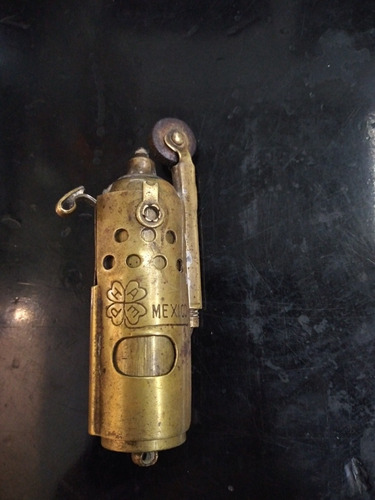 Antiguo Encendedor De Trinchera 1920s Mexico Gasolina 