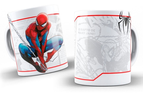 Mug Pocillo  Spiderman Hombre Araña Taza + Obsequio