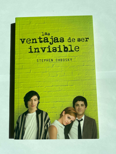 Libro Las Ventajas De Ser Invisible- Stephen Chbosky