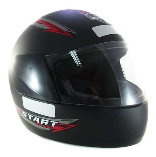 Casco Integral Mixs Liso Homologado Color Negro Mate °-°