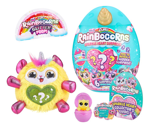 Rainbocorns - Peluche Sorpresa Con Corazn Brillante