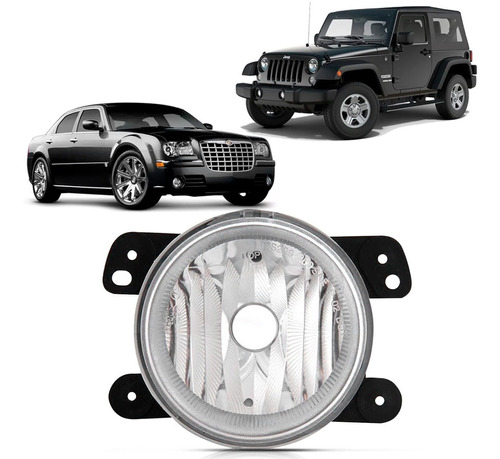 Farol Milha 300 C 2006 A 2010 Jeep Wrangler 07 A 2017 Ld/le