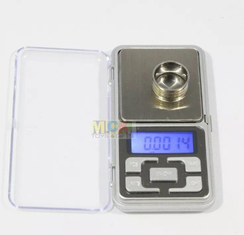 Imagen 2 de 4 de Pesa Gramera Bolsillo Escala Balanza Digital Mh-200g/0.1g