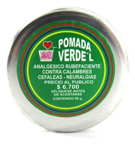 Pomada Verde X 20 Gramos