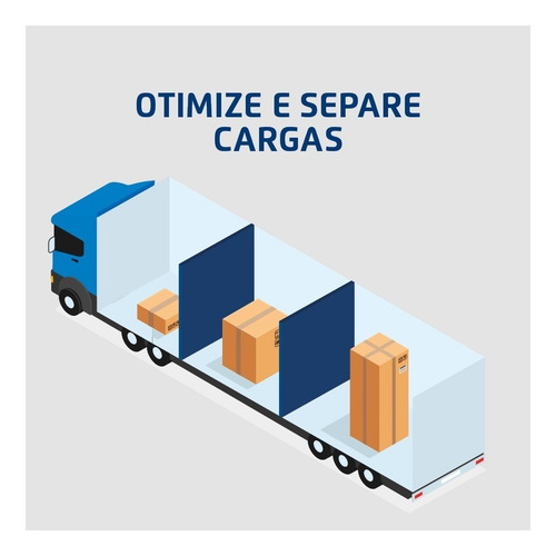 Divisória Térmica P Baú Frigorífico - Cortina Com Trava