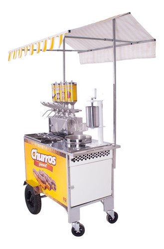 Imagem 3 de 5 de Carrinho De Churros Gourmet Masseira Fuso E 4 Doceiras - R2
