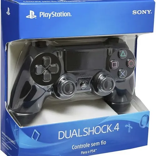 Controle Dualshock Sem Fio Para Playstation 4 Sony Preto