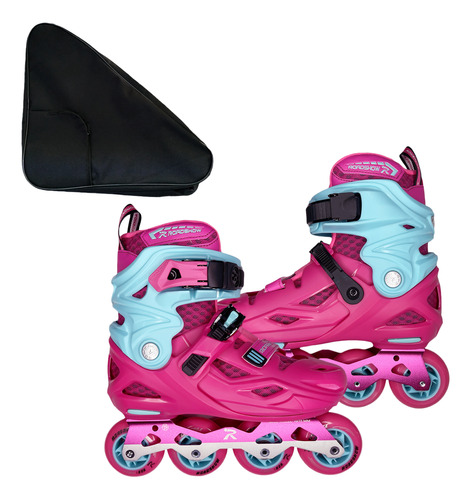 Patines Freeskate Semiprofesional Ajustable Ra Rudo+mochila