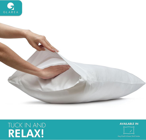 4 Pack Funda De Almohada Queen Cierre De Sobre Microfibra
