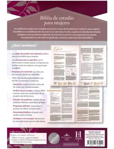 RVR 1960 Biblia de Estudio para Mujeres, vino tinto/fucsia símil piel