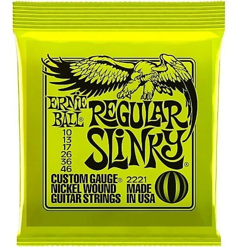 Cuerdas Para Guitarra Eléctrica Regular Slinky Ernie Ball