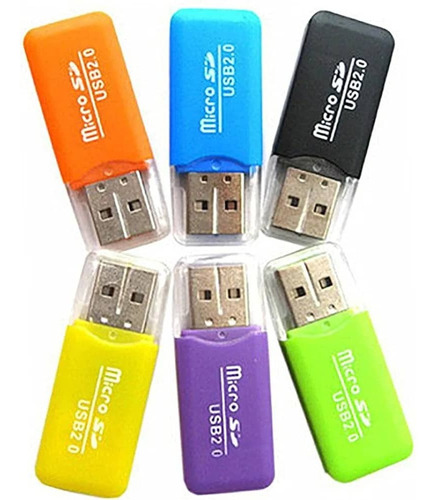 Lector Usb Memoria Micro Sd Tipo Pendrive Adaptador Pc 