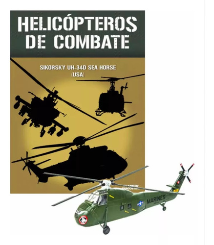 Helicóptero De Combate N 20. Sikorsky Uh-34d (usa) Revista