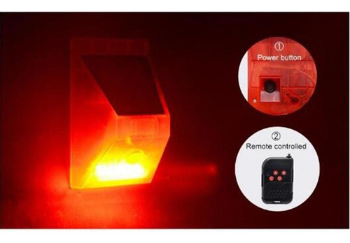 Luz De Sensor Infrarrojo Para Cuerpo Humano Con Alarma Solar
